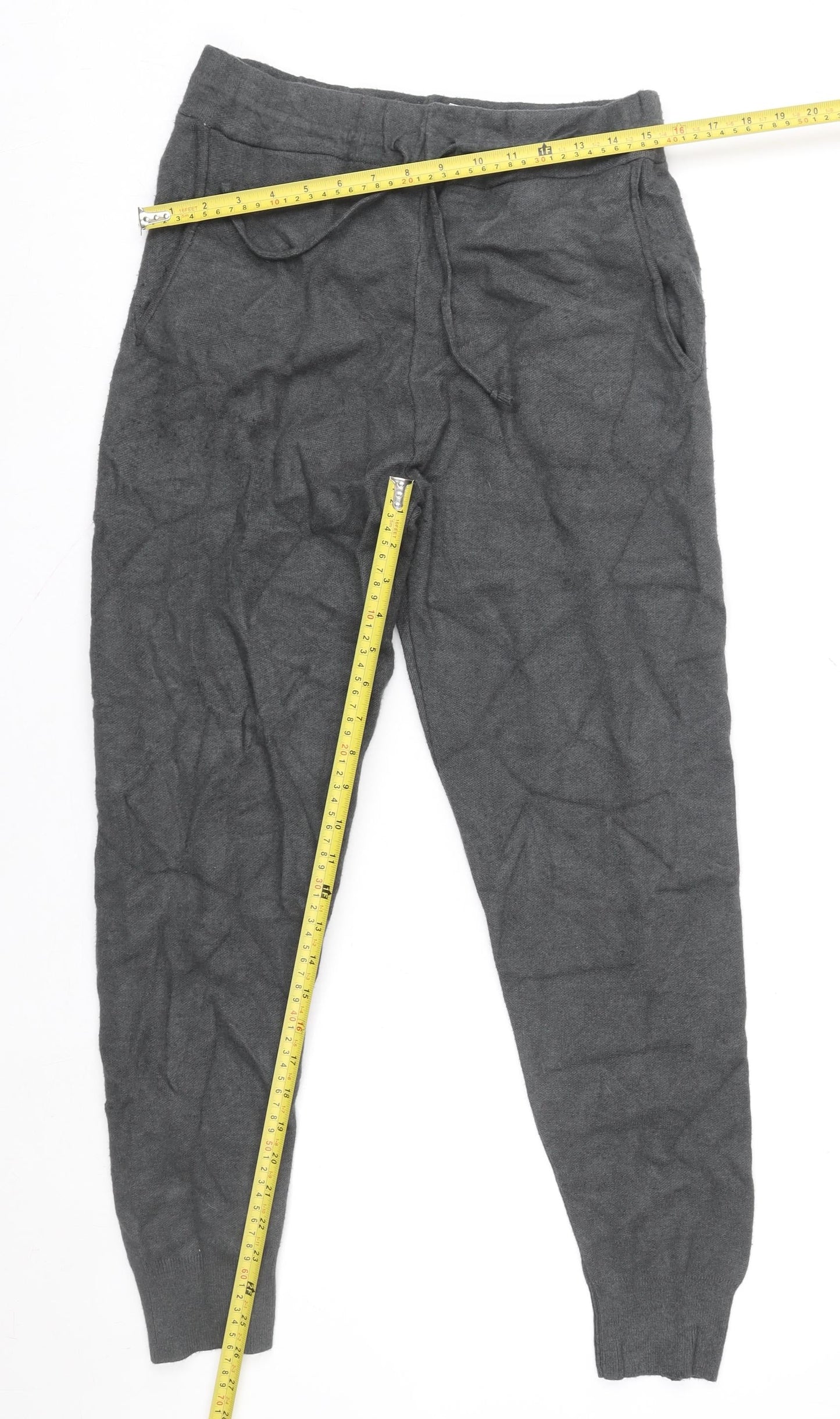 Womens UK Size M Zara Regular Fit Jogger Grey Trousers