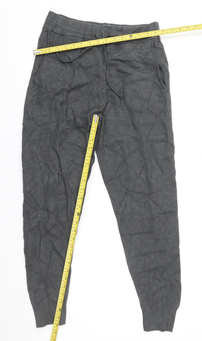 Womens UK Size M Zara Regular Fit Jogger Grey Trousers