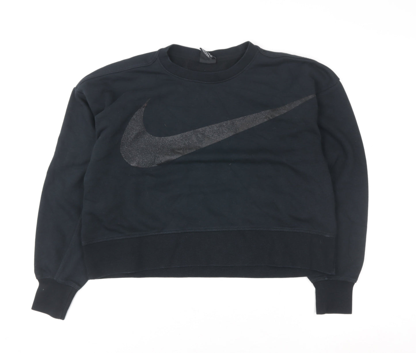 Womens UK Size XS Nike Black Pullover Sweatshirt