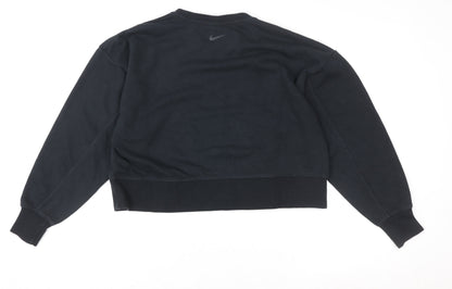 Womens UK Size XS Nike Black Pullover Sweatshirt