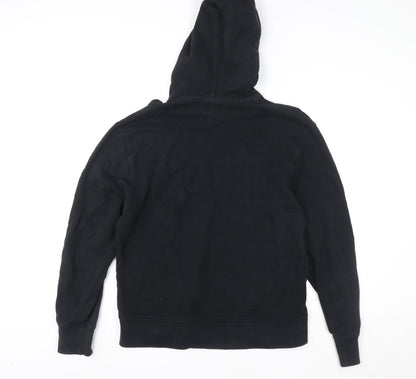 Unisex Adults UK Size S Topman Black Pullover Hoodie