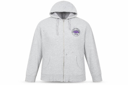 TOG24 Women’s Grey Hooded Zip Up Cotton Blend Jacket Size 18