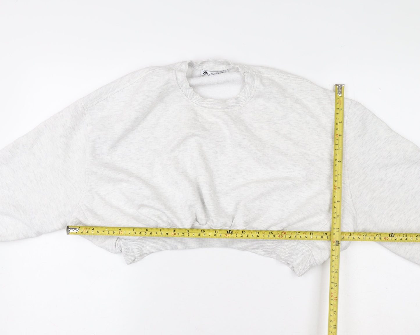 Womens UK Size M Zara Grey Pullover Sweatshirt
