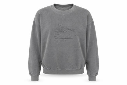 Womens UK Size XS New Look Grey Pullover Sweatshirt