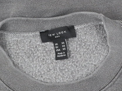 Womens UK Size XS New Look Grey Pullover Sweatshirt