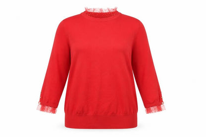 Womens UK Size 16 Savida Red Tunic Blouse