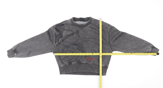 Primark Girls Grey Mickey Mouse Pullover Sweatshirt 10-11 Years Disney 146cm