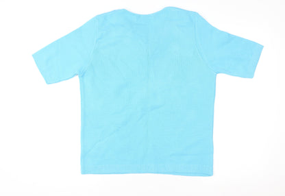 Womens UK Size XL One Touch Blue Camisole Blouse