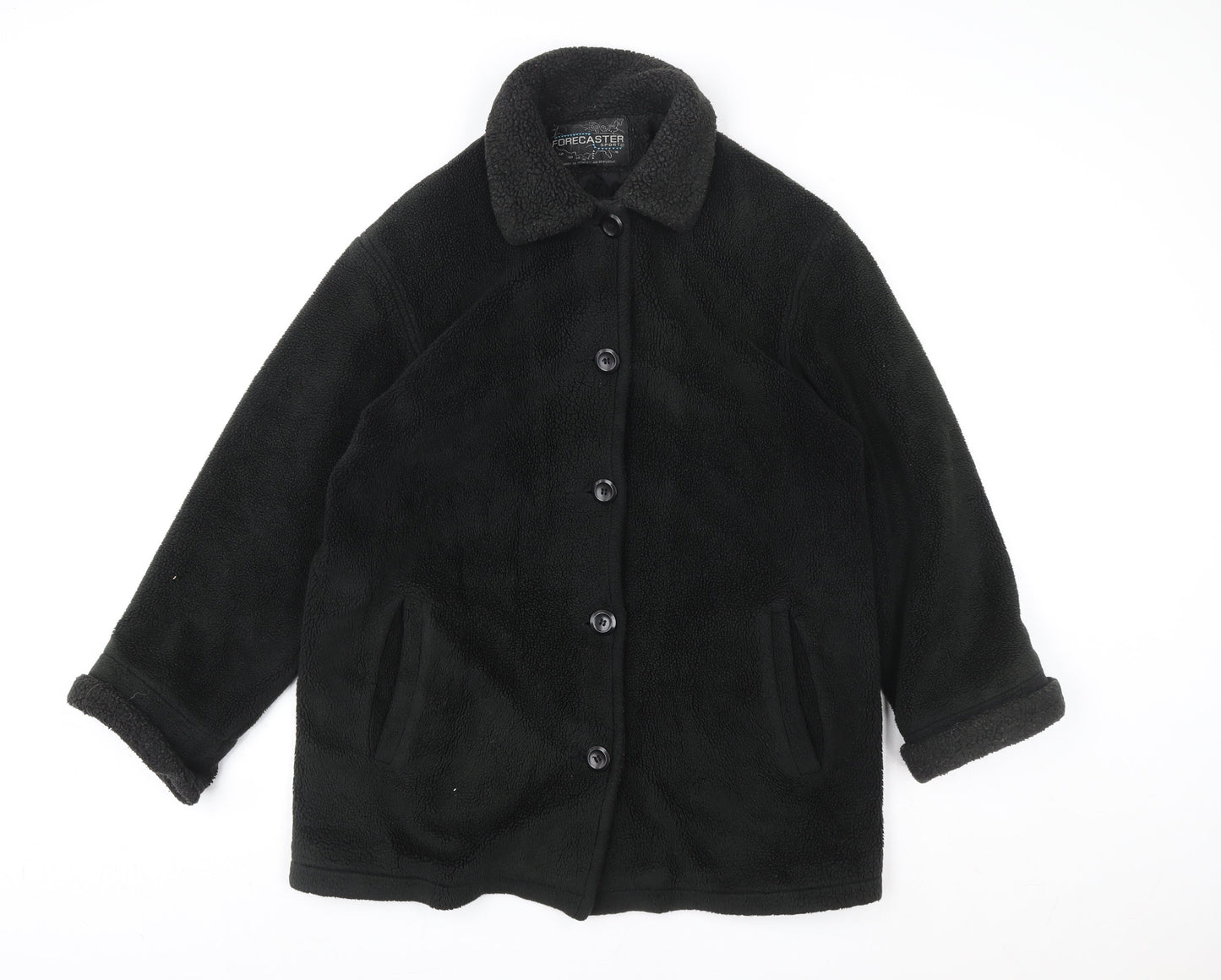 Mens UK Size XS Forecaster Black Overcoat