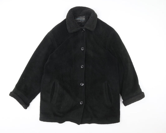 Mens UK Size XS Forecaster Black Overcoat