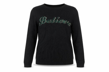Womens UK Size 10 Principles Black Basic T-Shirt