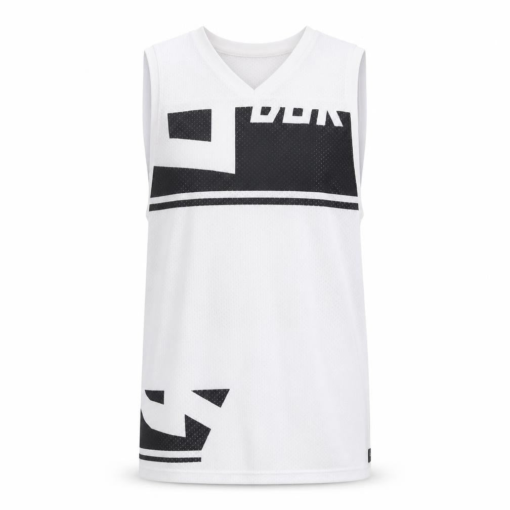 Mens UK Size L Reebok White BasketballGym & TrainingRunning & Jogging Tank