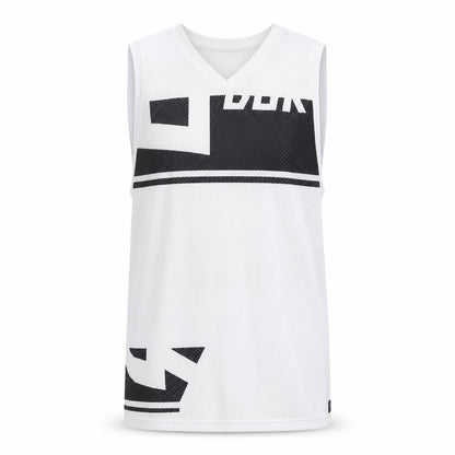 Mens UK Size L Reebok White BasketballGym & TrainingRunning & Jogging Tank
