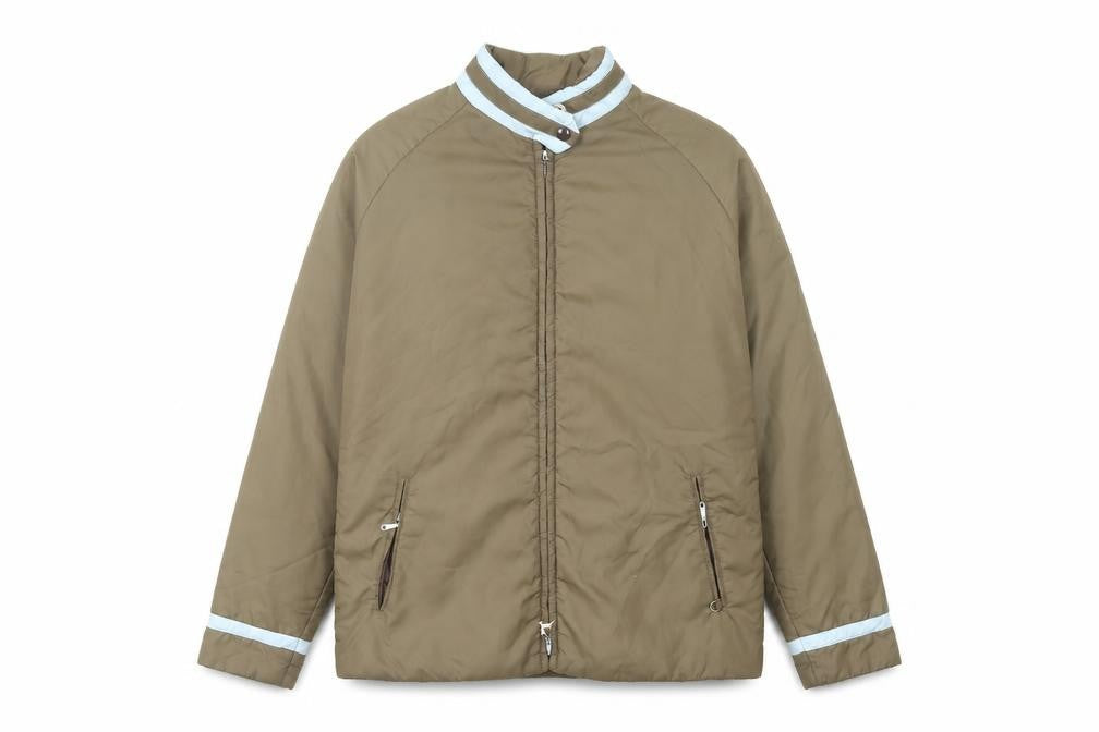 Mens UK Size M White Stag Brown Puffer Jacket