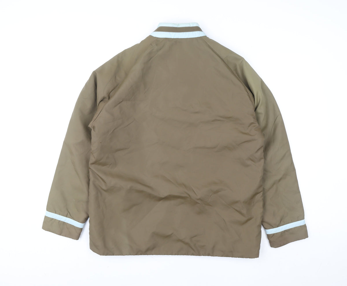 Mens UK Size M White Stag Brown Puffer Jacket
