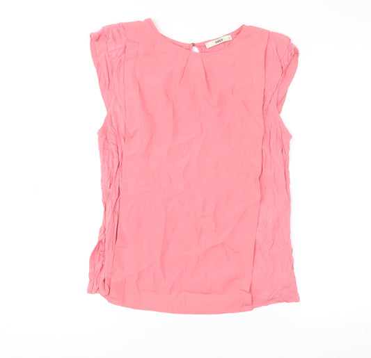Womens UK Size M Oasis Pink Basic Blouse
