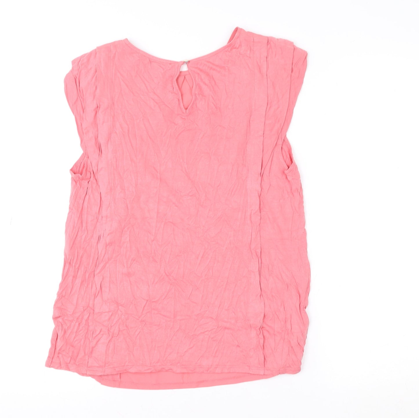 Womens UK Size M Oasis Pink Basic Blouse