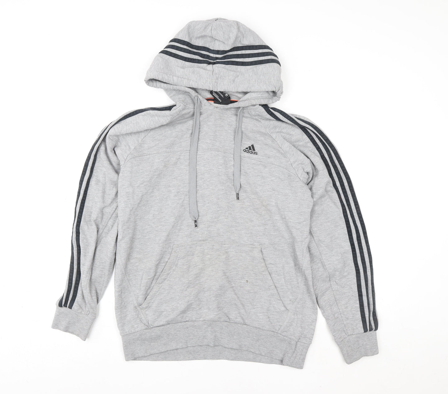 Mens UK Size M adidas Grey Pullover Hoodie