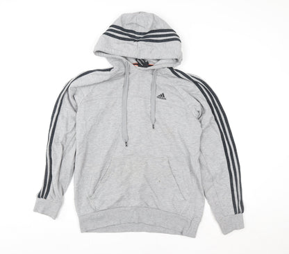 Mens UK Size M adidas Grey Pullover Hoodie