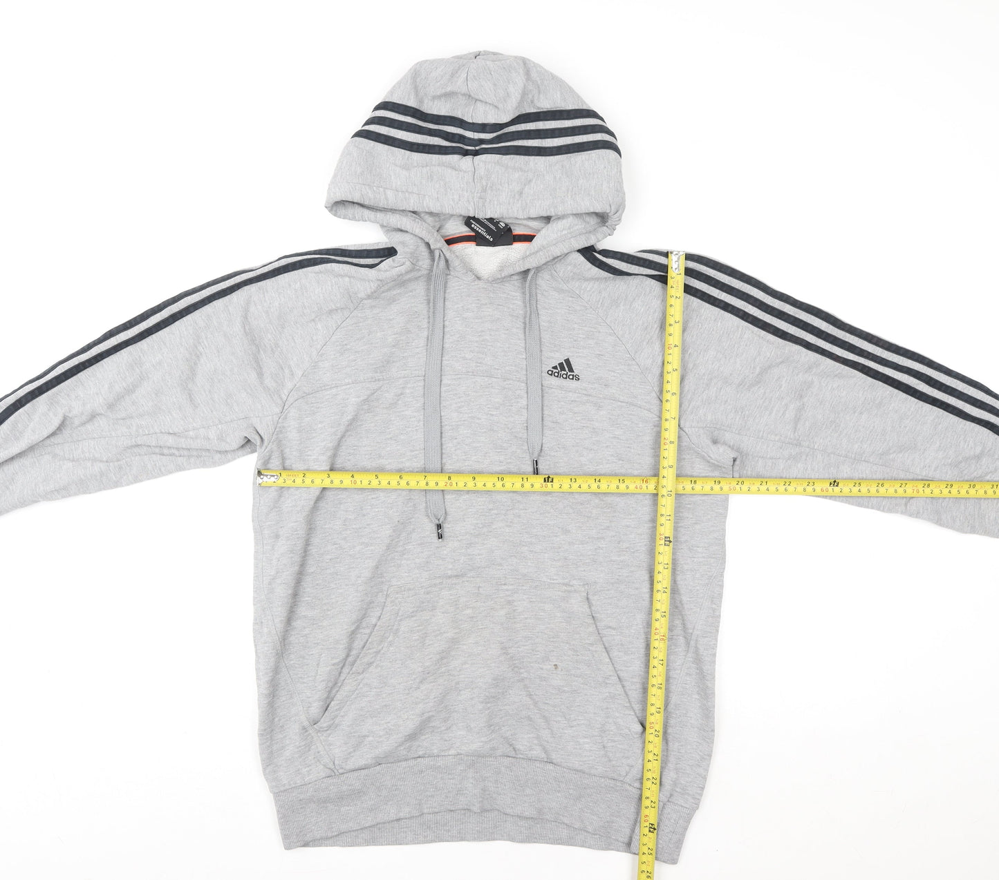 Mens UK Size M adidas Grey Pullover Hoodie