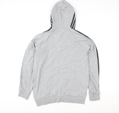 Mens UK Size M adidas Grey Pullover Hoodie