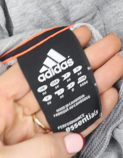 Mens UK Size M adidas Grey Pullover Hoodie
