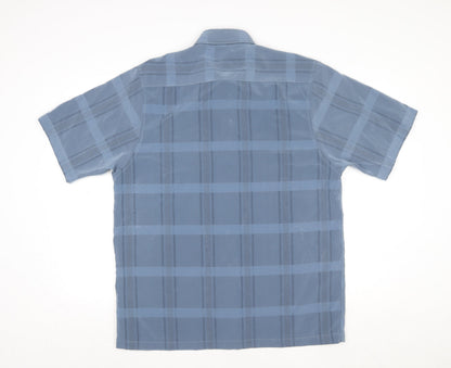 Mens UK Collar Size XL Ben Smith Smart Blue  Dress Shirt