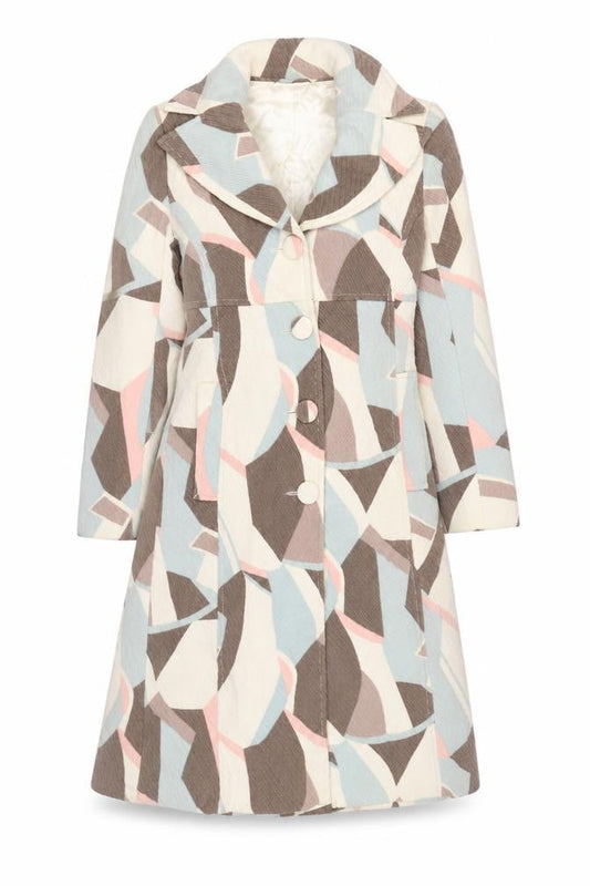 Womens UK Size 8 Coast Multicoloured Overcoat