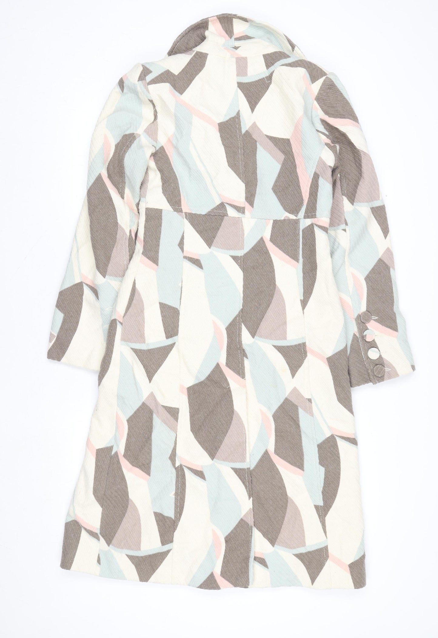 Womens UK Size 8 Coast Multicoloured Overcoat