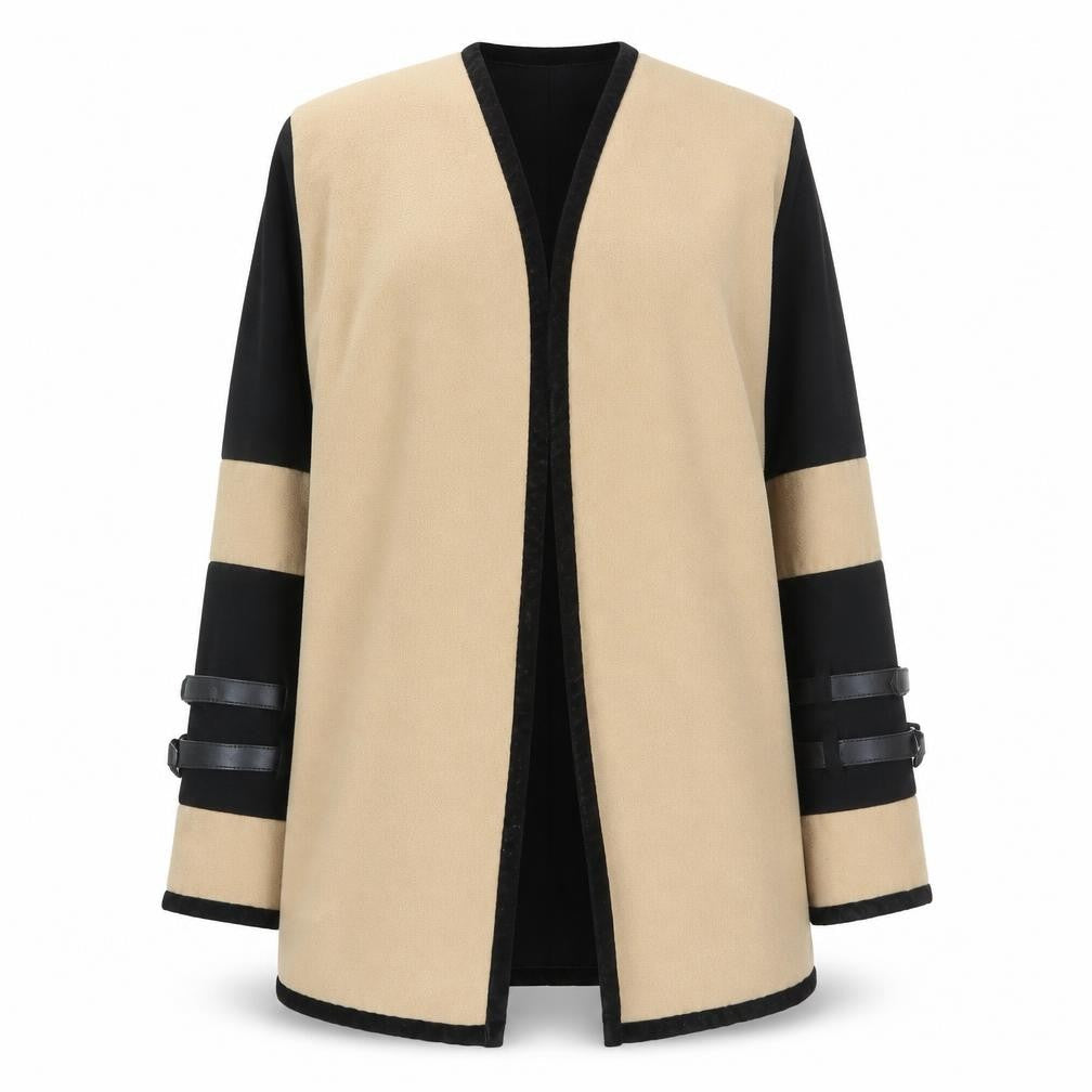 Womens UK Size M Absolutely Faith Beige Overcoat