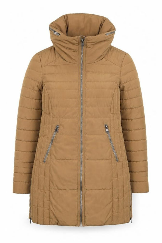 Womens UK Size 8 NEXT Brown Puffer Jacket