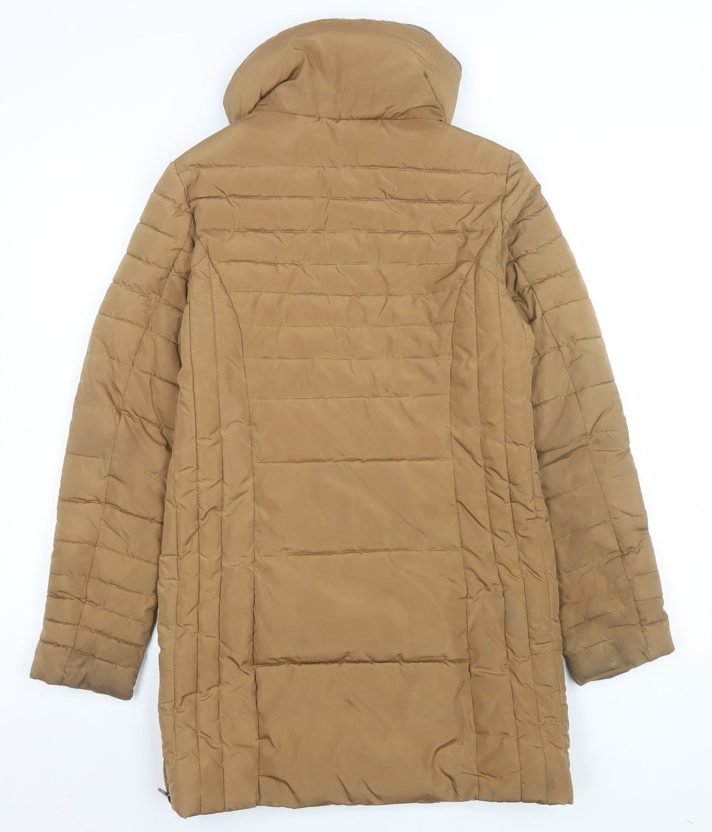 Womens UK Size 8 NEXT Brown Puffer Jacket