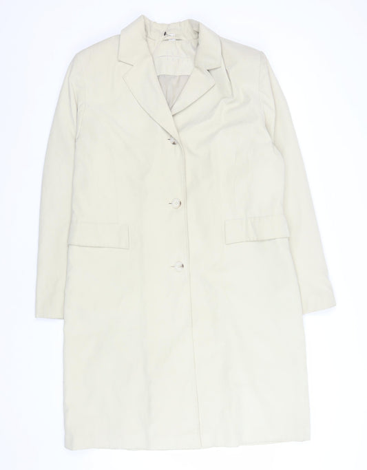 Womens UK Size 16 Outer Layer Beige Overcoat