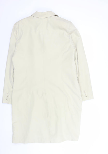 Womens UK Size 16 Outer Layer Beige Overcoat
