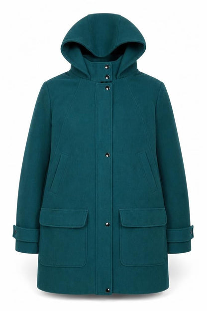 Womens UK Size 14 Maine New England Green Parka Coat
