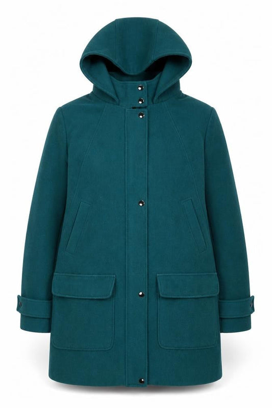 Womens UK Size 14 Maine New England Green Parka Coat