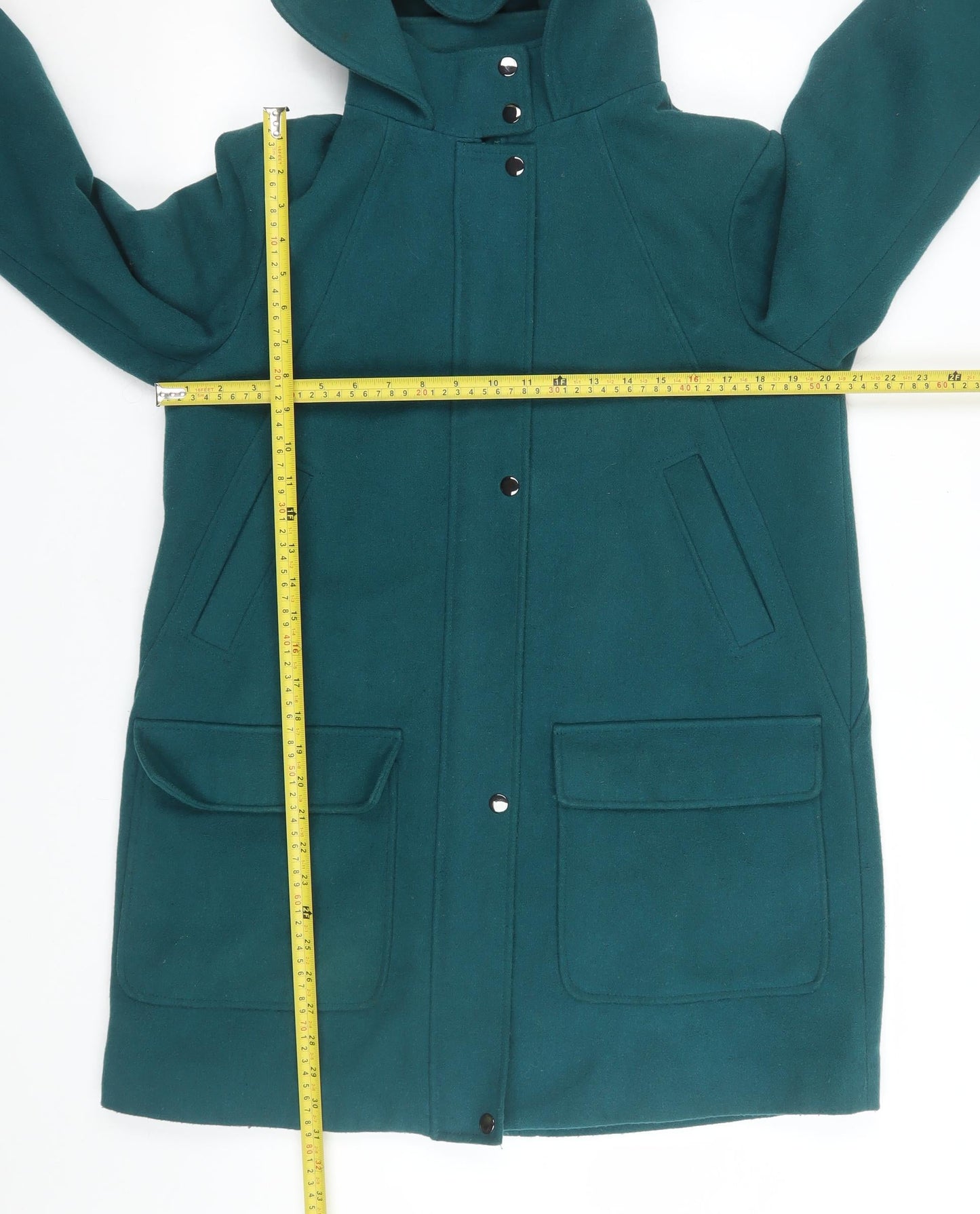 Womens UK Size 14 Maine New England Green Parka Coat