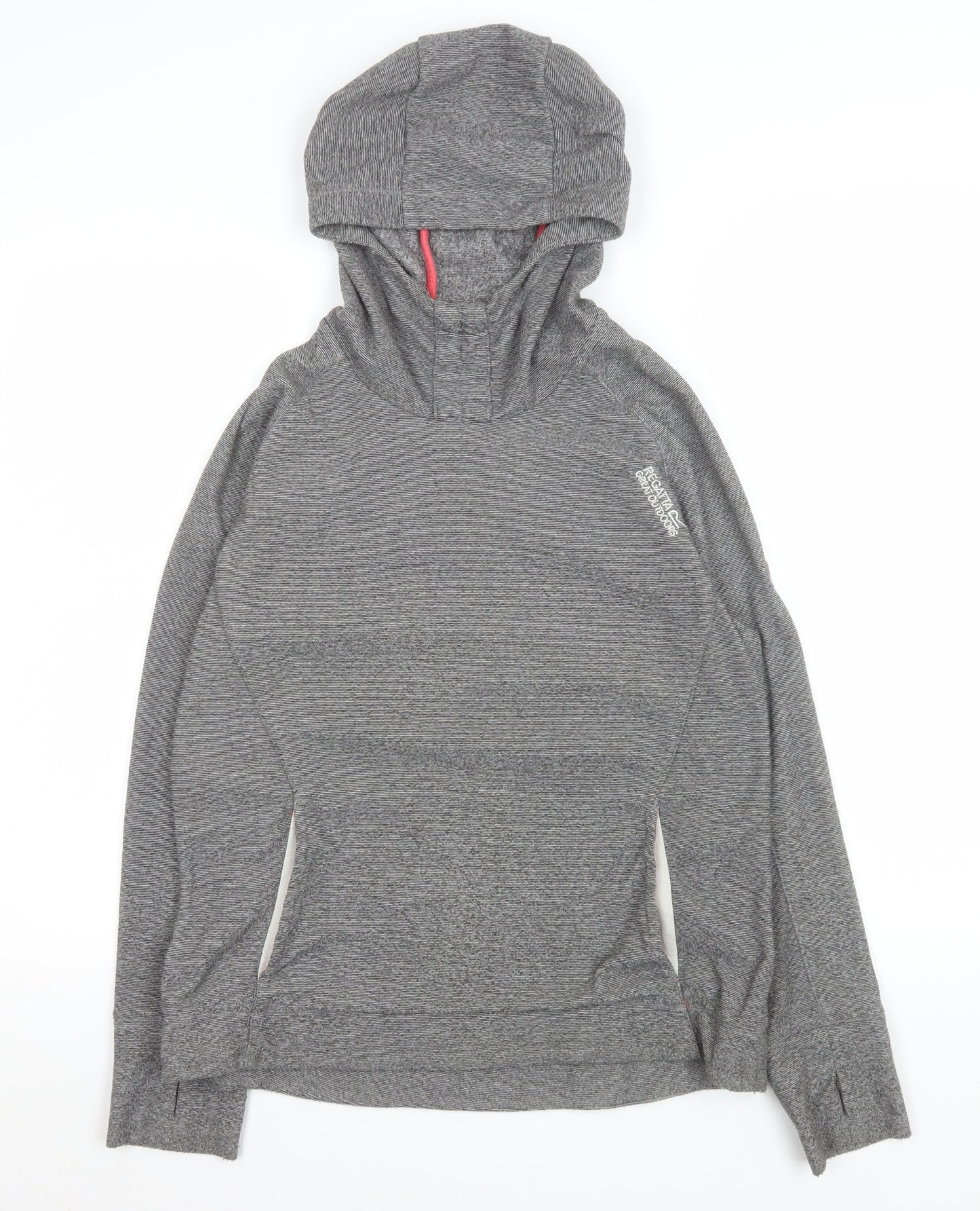 Womens UK Size 12 Regatta Grey Pullover Hoodie