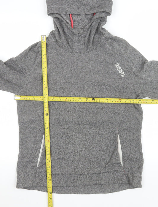 Womens UK Size 12 Regatta Grey Pullover Hoodie