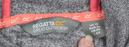 Womens UK Size 12 Regatta Grey Pullover Hoodie