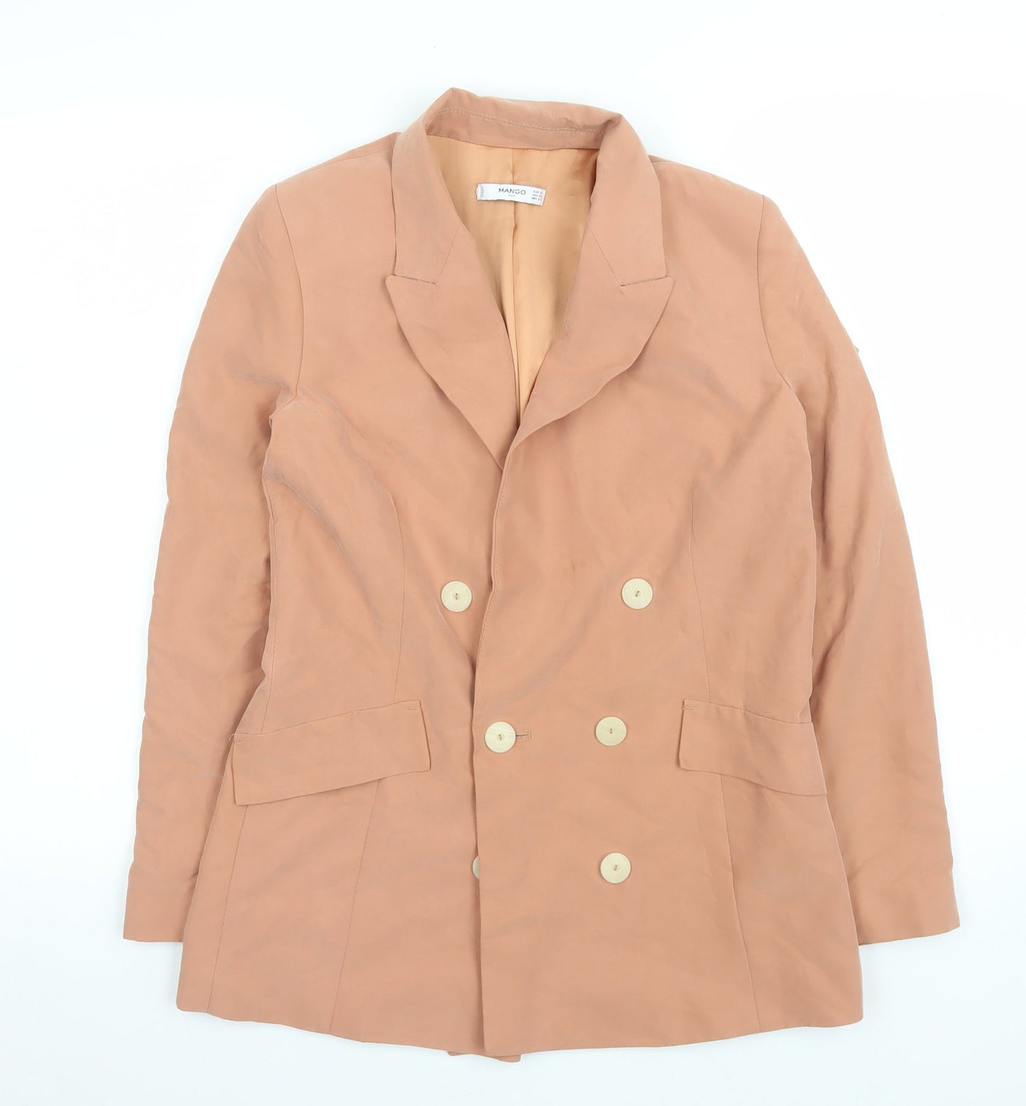 Womens UK Size 6 Mango Regular Brown Blazer