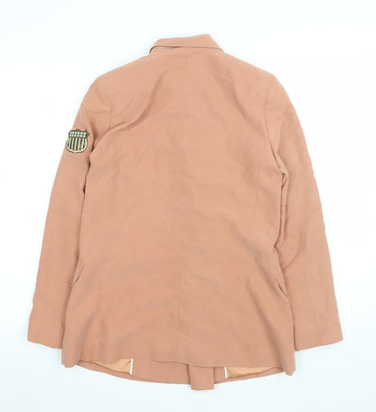 Womens UK Size 6 Mango Regular Brown Blazer