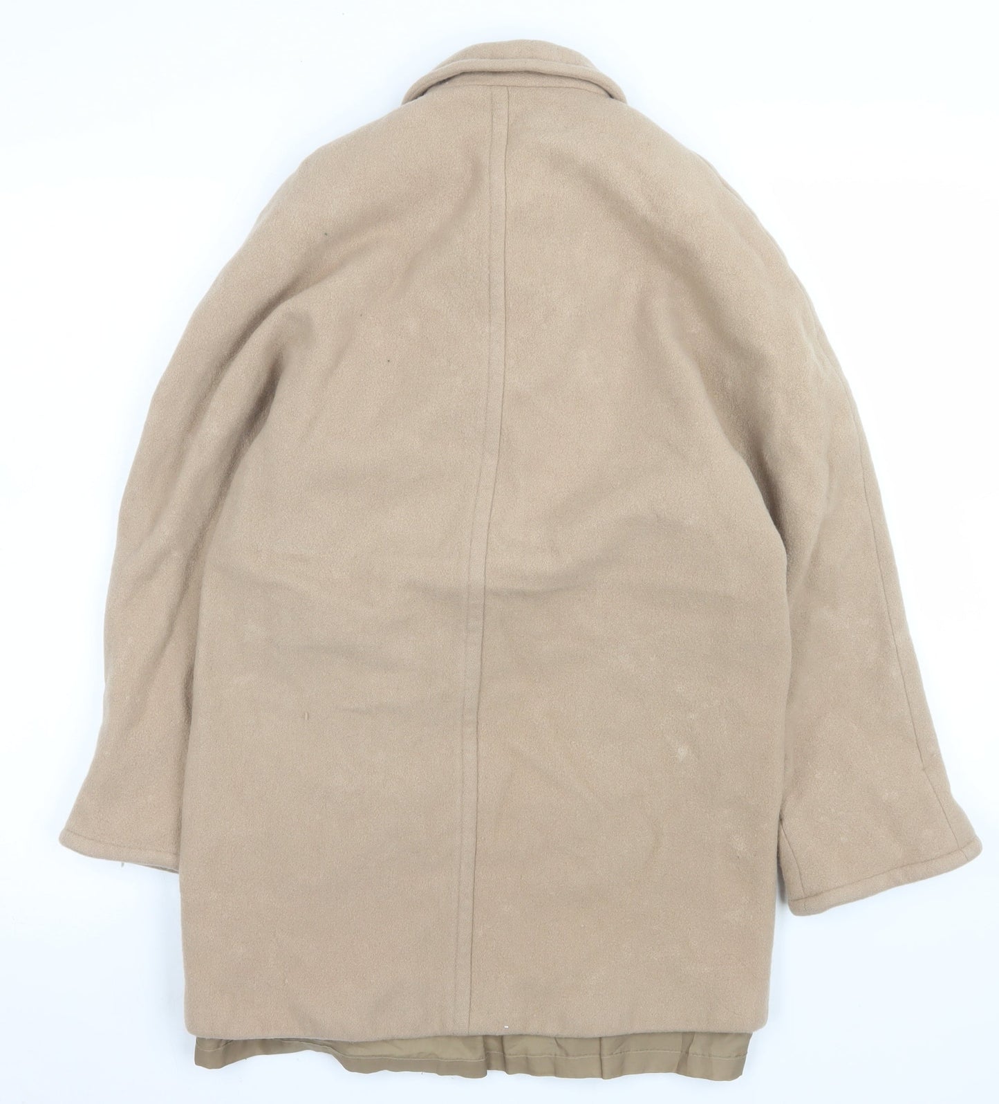 Womens UK Size 10 Marks and Spencer Beige Pea Coat