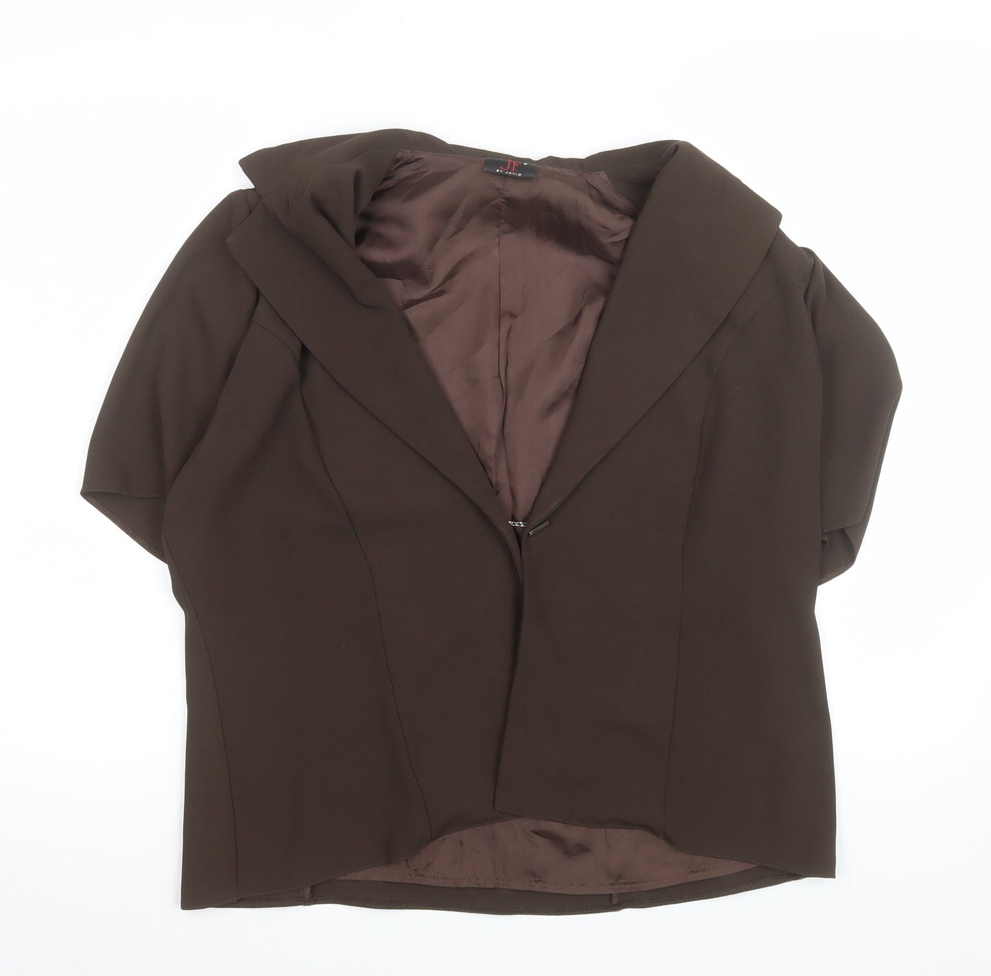 Womens UK Size 16 JF by Javid Brown Classic Blouse