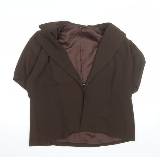 Womens UK Size 16 JF by Javid Brown Classic Blouse