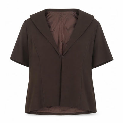 Womens UK Size 16 JF by Javid Brown Classic Blouse