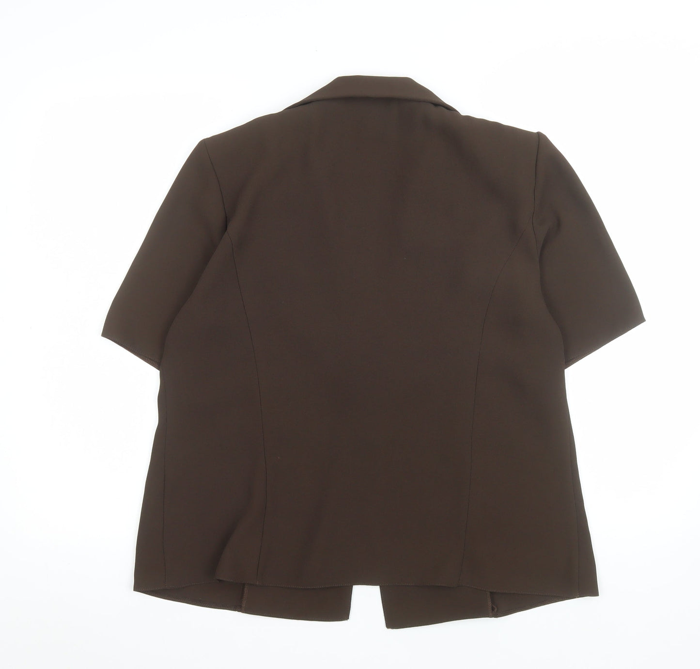 Womens UK Size 16 JF by Javid Brown Classic Blouse