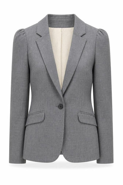 Womens UK Size 8 H&M Regular Grey Suit Jacket