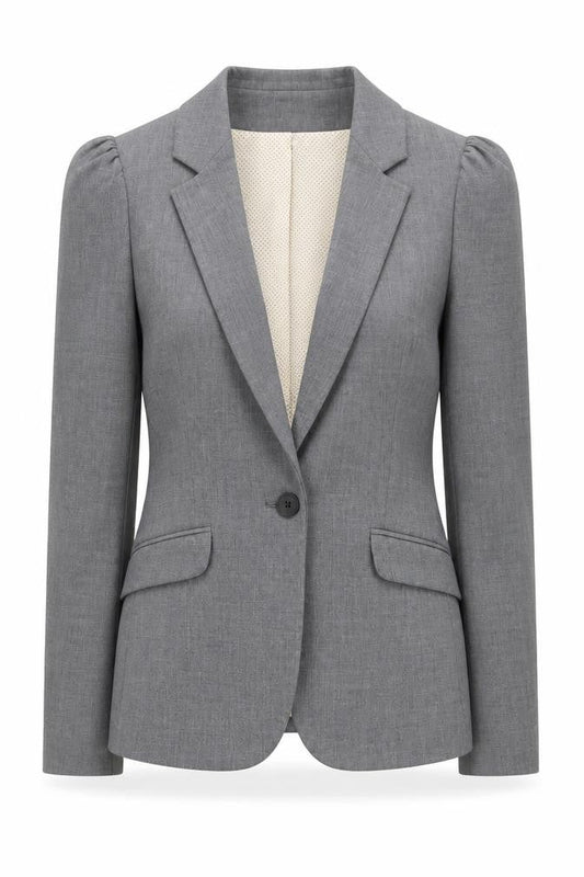 Womens UK Size 8 H&M Regular Grey Suit Jacket
