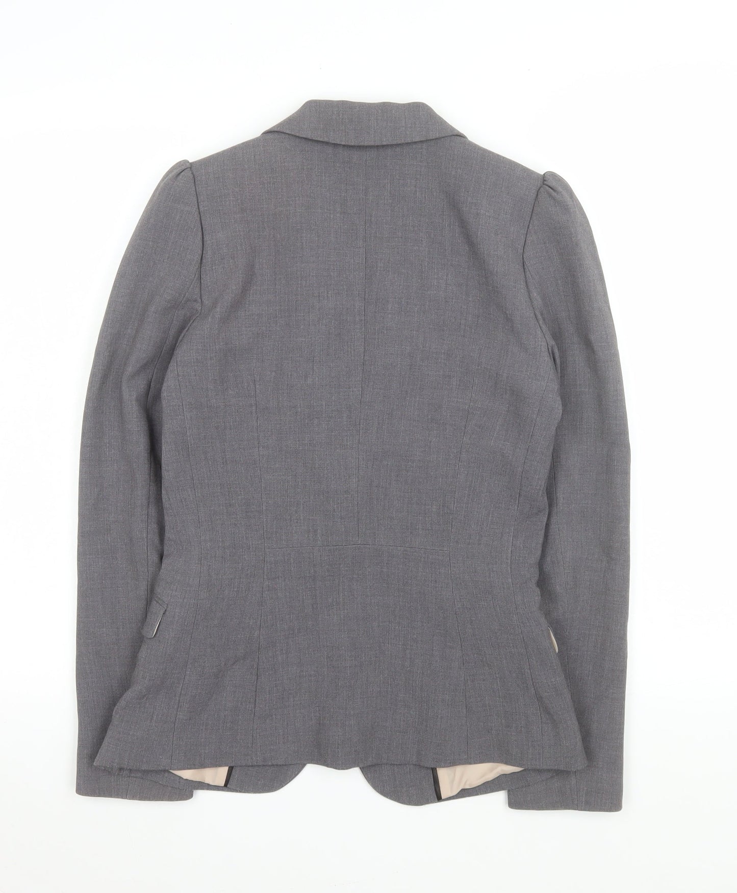 Womens UK Size 8 H&M Regular Grey Suit Jacket